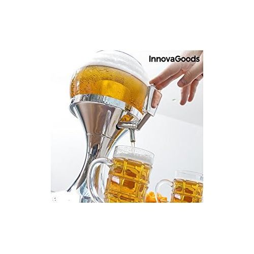  INNOVAGOODS InnovaGoods Ball Bierzapfanlage Kaltemittel, PMMA, Silber, 24x 24x 42cm