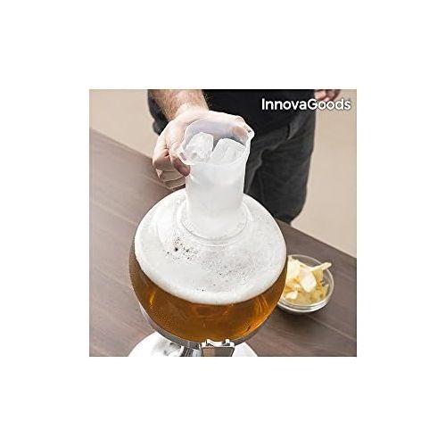  INNOVAGOODS InnovaGoods Ball Bierzapfanlage Kaltemittel, PMMA, Silber, 24x 24x 42cm