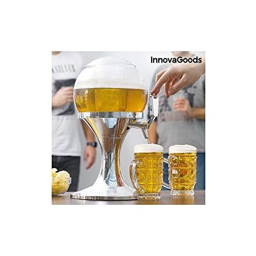  INNOVAGOODS InnovaGoods Ball Bierzapfanlage Kaltemittel, PMMA, Silber, 24x 24x 42cm