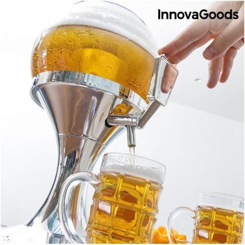  INNOVAGOODS InnovaGoods Ball Bierzapfanlage Kaltemittel, PMMA, Silber, 24x 24x 42cm