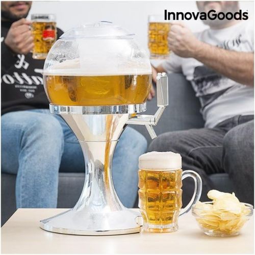  INNOVAGOODS InnovaGoods Ball Bierzapfanlage Kaltemittel, PMMA, Silber, 24x 24x 42cm