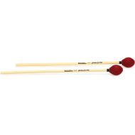 Innovative Percussion IP2007 James Ancona Hard Vibraphone/Marimba Mallets - Red Cord - Rattan