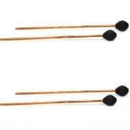 Innovative Percussion FS150 Field Soft Marimba Mallets - Gray Yarn - Birch (2 Pack)