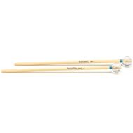Innovative Percussion OS5 Orchestral Full Glockenspiel Mallets - 1 1/8-inch Clear/Light Blue Tape - Rattan