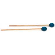 Innovative Percussion IP200 Medium-soft Marimba Mallets - Teal Yarn - Birch