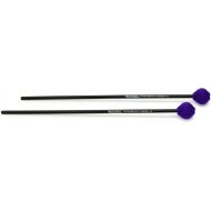 Innovative Percussion F2 Fundamental Hard Marimba Mallets - Purple Yarn - Birch