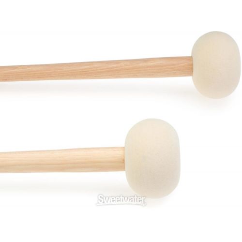  Innovative Percussion FBX-5 Field Series Hard Tapered Handle Marching Bass Drum Mallets - Extra Large