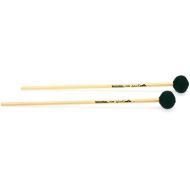 Innovative Percussion IP1004 Jim Casella Indoor/Outdoor Soft Vibraphone Mallets - Green Cord - Rattan