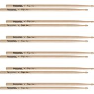 Innovative Percussion IP-5A - 6 Pairs Vintage Series Hickory Drumsticks - 5A - Acorn Bead