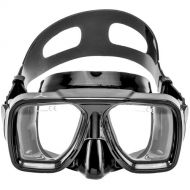 Innovative Scuba Concepts Double Lens Reef Mask (Adult, Black/Clear)