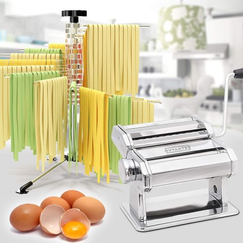  Innovee Home Innovee Nudeltrockner fuer Nudeln, Spiral-Design, haelt 2 kg frische Nudeln, trocknet leicht alle langen Nudeln, mit 16 BPA-freien Ruten in Lebensmittelqualitaet