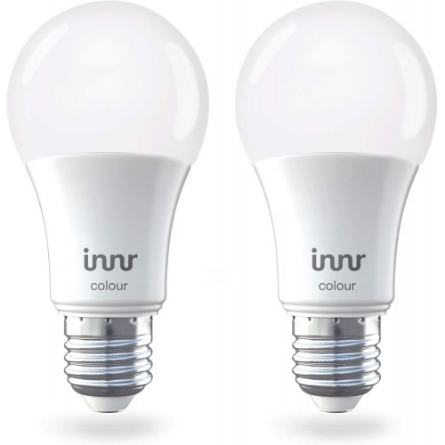  Innr E27 Smart LED Lamp Colour Dimmable RGBW Compatible with Echo Plus and Philips Hue*