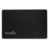 [아마존베스트]Innway Card - Ultra Thin Rechargeable Bluetooth Tracker Finder. Find Your Wallet, Bag, Backpack, Keys, Laptop, Tablet (Black)