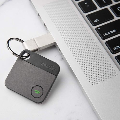  [아마존베스트]Innway Tag - Slim Waterproof Bluetooth Finder for Keys, Bag, Luggage, Water Bottles