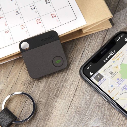  [아마존베스트]Innway Tag - Slim Waterproof Bluetooth Finder for Keys, Bag, Luggage, Water Bottles