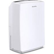 Inofia 30 Pint Dehumidifier for 1500 SQ FT Home Basements, Bedroom, Bathroom, Garage, Laundry Room, Grow Room, Office, Compact Electric Dehumidifiers for Quiet & Efficient Intellig