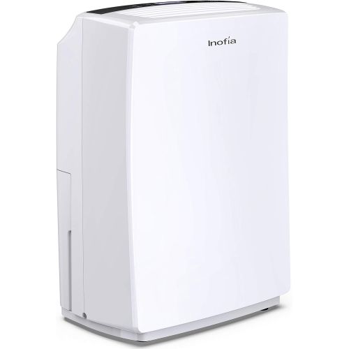  Inofia 30 Pint Dehumidifier for 1500 SQ FT Home Basements, Bedroom, Bathroom, Garage, Laundry Room, Grow Room, Office, Compact Electric Dehumidifiers for Quiet & Efficient Intellig