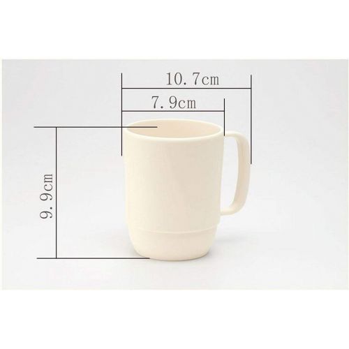  [아마존베스트]Inomata Japanese Camping Coffee Mug Unbreakable Kids Milk Juice Mug Microwavable Tea Water Mug for Travel 12 ounce BPA Free Non-Toxic Dishwasher Safe Made in Japan, White