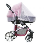 Inoutdoorkit Baby Stroller Mosquito Bug Net Insect Netting Cover 59 Large Size for Pram, Buggy, Infant Carriers, Car Seats, Cradles, Cribs, Bassinets, Playpens, Baby Stroller Bed Full Mesh Cove