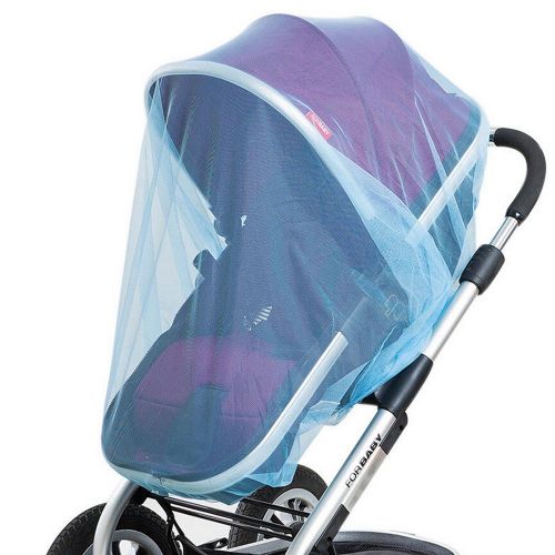  Inoutdoorkit Baby Stroller Mosquito Bug Net Insect Netting Cover 59 Large Size for Pram, Buggy, Infant Carriers, Car Seats, Cradles, Cribs, Bassinets, Playpens, Baby Stroller Bed Full Mesh Cove