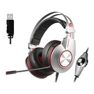 Insaneness High Definition Stereo Earphones K5 Gaming Music Wired Headset Lightweight Headphones for PC / PS4/ Laptop