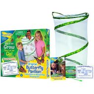 Insect Lore Butterfly Pavilion - Large Habitat Hatching Kit With Voucher For 10 Caterpillars