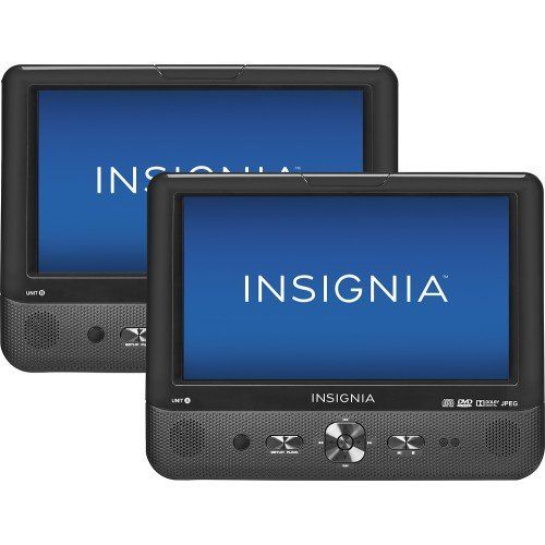  Insignia 9 Dual Screen Dual Disc Portable DVD Players