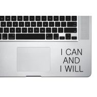 /InspirationShopCo I CAN AND I WILL vinyl decal , car decal, macbook decal, wall decal, vinyl sticker, phone decal, iphone sticker, live, be happy