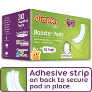 [아마존베스트]Inspire Dimples Booster Pads, Baby Diaper Doubler with Adhesive - Boosts Diaper Absorbency - No More leaks 30 Count (with Adhesive for Secure Fit)