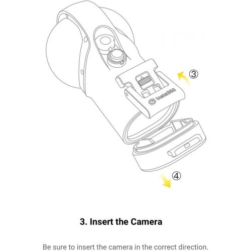  [아마존베스트]Insta360 ONE R Dive Case for Dual-Lens 360 Mod - Waterproof Up to 30m (98.4ft)