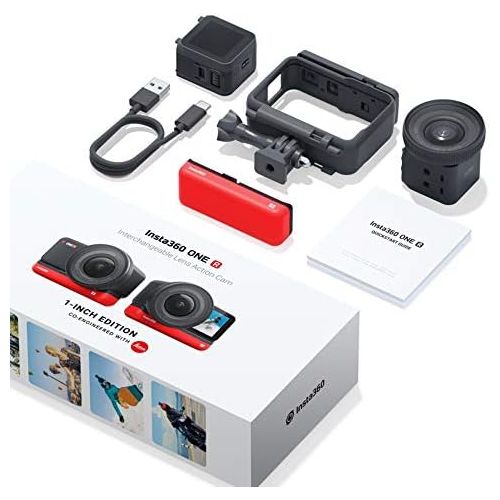  [아마존베스트]Insta360 ONE R Sport Video Adaptive Action Camera, IPX8 Waterproof, Voice Control