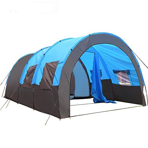  Insta360 Camping Tent Waterproof - Camping Tent Tunnel - XD-ET4 Camping Tent 8-10 People Waterproof Double Layer Large Family Tent Sunshade (Large Tunnel Tent)