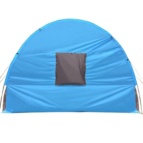  Insta360 Camping Tent Waterproof - Camping Tent Tunnel - XD-ET4 Camping Tent 8-10 People Waterproof Double Layer Large Family Tent Sunshade (Large Tunnel Tent)