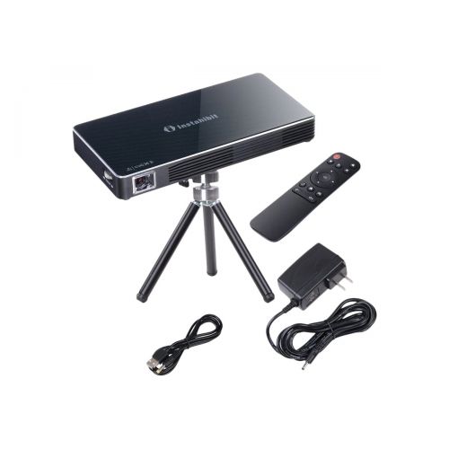  Yescom Mini Portable Projector DLP 3D HD 120 Display HDMI USB WIFI Bluetooth 8G Support 1080P TV Home Theater