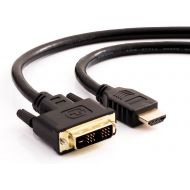 InstallerParts (20 Pack) 30ft High-Speed HDMI to DVI-D Adapter Cable - Bi-Directional and Gold Plated - Supports 2K, 1080p for HDTV, DVD, Mac, PC, Projectors, Cable Boxes and More!