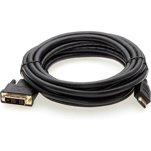  InstallerParts (20 Pack) 30ft High-Speed HDMI to DVI-D Adapter Cable - Bi-Directional and Gold Plated - Supports 2K, 1080p for HDTV, DVD, Mac, PC, Projectors, Cable Boxes and More!