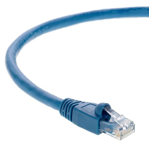  InstallerParts (80 Pack) Ethernet Cable CAT6A Cable UTP Booted 7 FT - Gray - Professional Series - 10GigabitSec NetworkHigh Speed Internet Cable, 550MHZ