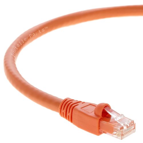  InstallerParts (80 Pack) Ethernet Cable CAT6A Cable UTP Booted 7 FT - Gray - Professional Series - 10GigabitSec NetworkHigh Speed Internet Cable, 550MHZ