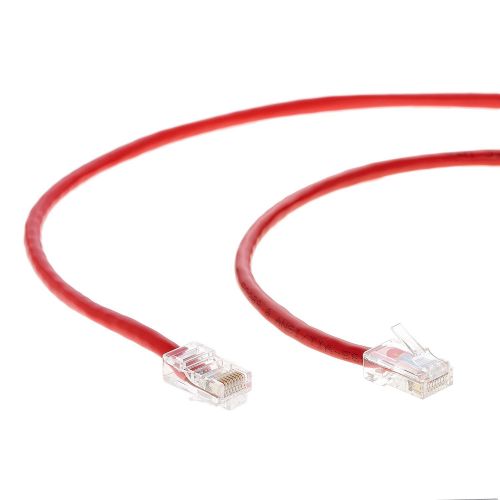  InstallerParts (70 Pack) Ethernet Cable CAT6 Cable UTP Non-Booted 15 FT - Orange - Professional Series - 10GigabitSec NetworkHigh Speed Internet Cable, 550MHZ