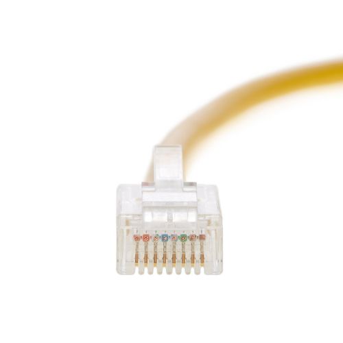  InstallerParts (70 Pack) Ethernet Cable CAT6 Cable UTP Non-Booted 15 FT - Orange - Professional Series - 10GigabitSec NetworkHigh Speed Internet Cable, 550MHZ