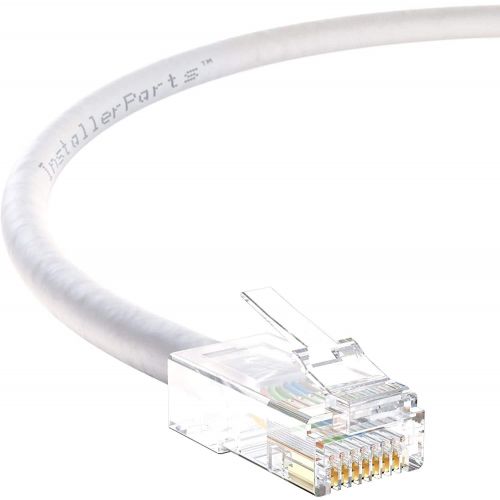  InstallerParts (70 Pack) Ethernet Cable CAT6 Cable UTP Non-Booted 15 FT - Orange - Professional Series - 10GigabitSec NetworkHigh Speed Internet Cable, 550MHZ