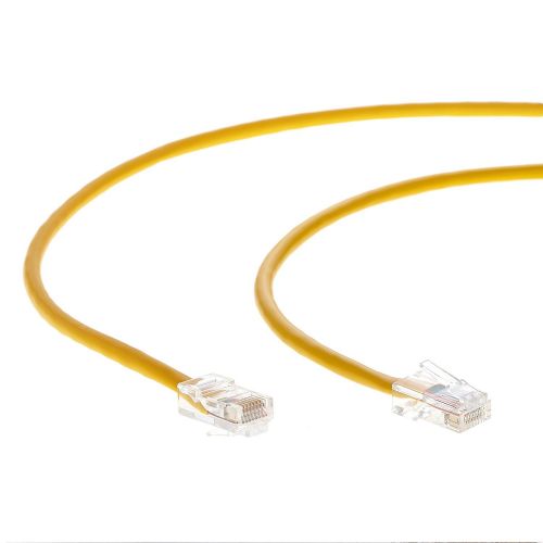  InstallerParts (70 Pack) Ethernet Cable CAT6 Cable UTP Non-Booted 15 FT - Orange - Professional Series - 10GigabitSec NetworkHigh Speed Internet Cable, 550MHZ