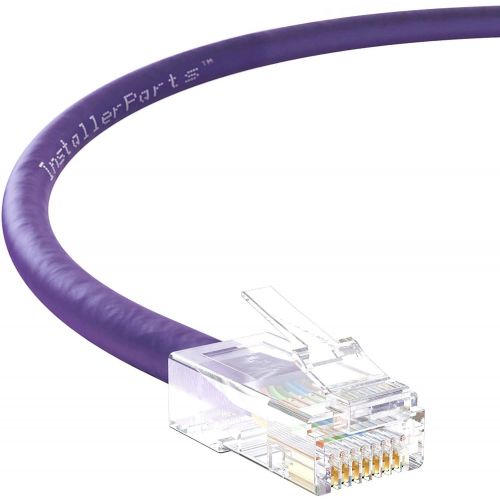  InstallerParts (70 Pack) Ethernet Cable CAT6 Cable UTP Non-Booted 15 FT - Orange - Professional Series - 10GigabitSec NetworkHigh Speed Internet Cable, 550MHZ