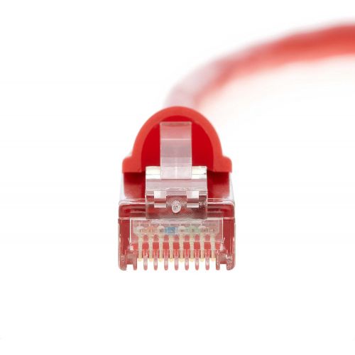  InstallerParts (150 Pack) Ethernet Cable CAT6 Cable Shielded (SSTPSFTP) Booted 2 FT - Orange - Professional Series - 10GigabitSec NetworkHigh Speed Internet Cable, 550MHZ