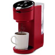 Instant Solo Single Serve Coffee Maker, From the Makers of Pot, K-Cup Pod Compatible Brewer, Includes Reusable & Bold Setting, Brew 8 to 12oz., 40oz. Water Reservoir, Red