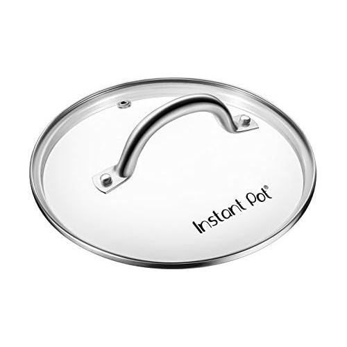  Instant Pot Deckel aus gehartetem Glas fuer elektrische Schnellkochtoepfe mit einem Fassungsvermoegen von 5-6 Litern Glasdeckel 6 Liter Tempered Glass With Stainless Steel Rim and Han