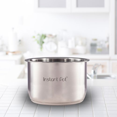  Instant Pot Sofort-Topf mit 3 l Fassungsvermoegen, aus Edelstahl 3 Quart silber