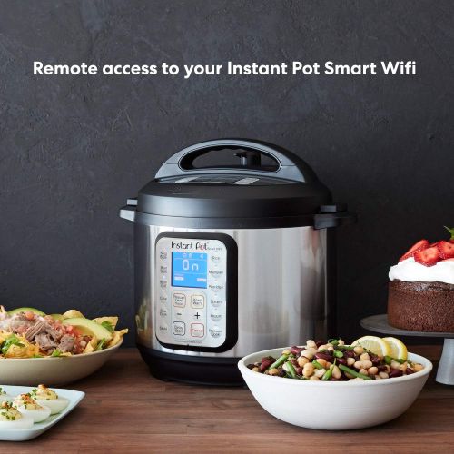  [아마존 핫딜] [아마존핫딜]Instant Pot Smart Wifi 6 Quart Multi-use Electric Pressure, Slow, Rice Cooker, Yogurt, Cake Maker, Saute, Steamer and Warmer, Silver