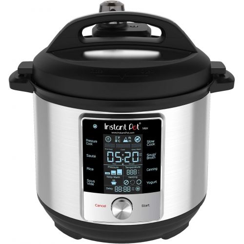  Instant Pot Max Pressure Cooker 9 in 1, Best for Canning with 15PSI and Sterilizer, 6 Qt