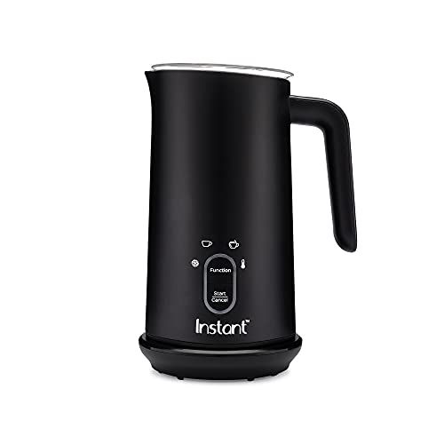  Instant Pot Instant Milk Frother, 4-in-1 Electric Milk Steamer, 10oz/295ml Automatic Hot and Cold Foam Maker and Milk Warmer for Latte, Cappuccinos, Macchiato, 500W